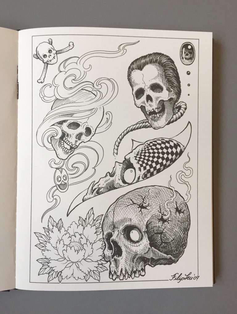 Filip Leu - Skulls - Checker Demon Press